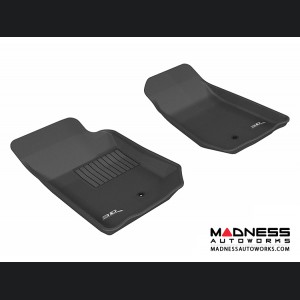 Jeep Wrangler/ Wrangler Unlimited Floor Mats (Set of 2) - Front - Black by 3D MAXpider